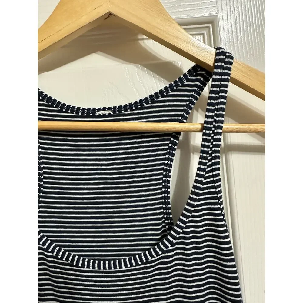 Lululemon Refresh Maxi Dress Hyper Stripe Inkwell‎ size 2